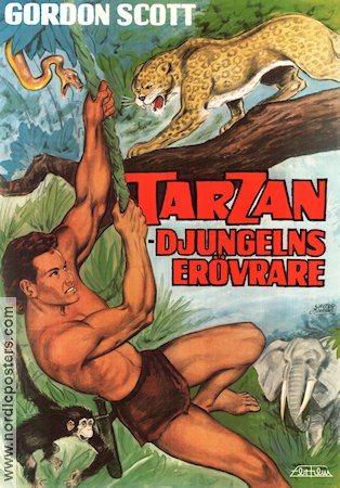 Tarzan and the Trappers 1960 movie poster Gordon Scott Charles Haas Find more: Tarzan