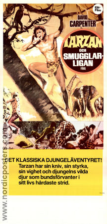Tarzan en las minas del rey Salomon 1973 movie poster David Carpenter Nadiuska Paul Naschy José Luis Merino Find more: Tarzan Spain