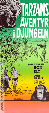 Tarzan and the Four O´Clock Army 1968 movie poster Ron Ely Julie Harris Guy Edwards Alex Nicol Find more: Tarzan