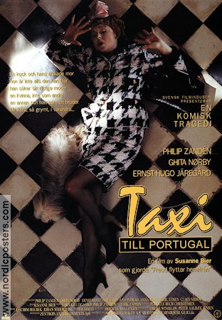 Taxi till Portugal 1994 movie poster Philip Zandén Ghita Nörby Ernst-Hugo Järegård