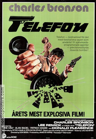 Telefon 1977 movie poster Charles Bronson Telephones