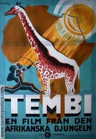Tembi 1930 movie poster Cherry Kearton Documentaries