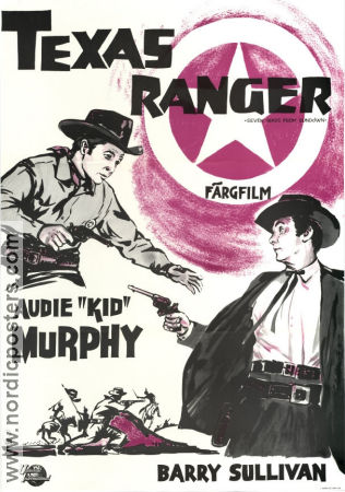 Seven Ways from Sundown 1960 movie poster Audie Murphy Barry Sullivan Harry Keller