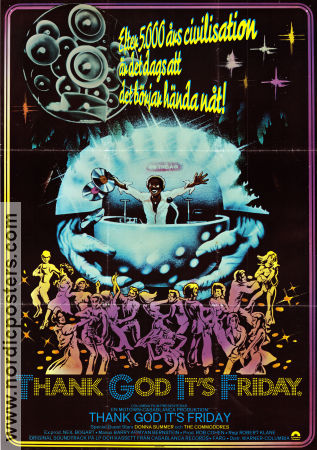 Thank God it´s Friday 1978 poster Donna Summer Valerie Landsburg Terri Nunn Robert Klane Disco