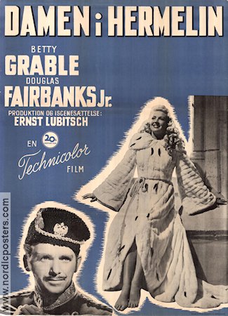That Lady in Ermine 1948 movie poster Betty Grable Douglas Fairbanks Jr Ernst Lubitsch