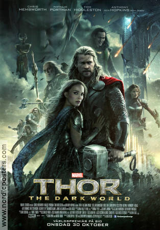 Thor The Dark World 2013 poster Chris Hemsworth Alan Taylor