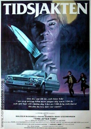 Time After Time 1979 movie poster Malcolm McDowell