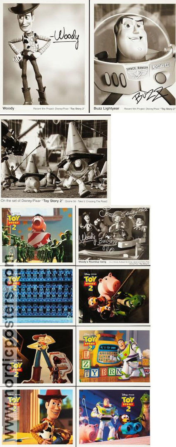 Toy Story 2 2000 lobby card set 