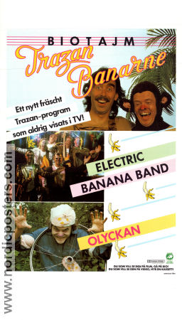 Trazan och Banarne 1982 movie poster Lasse Åberg Klasse Möllberg Ted Åström From TV