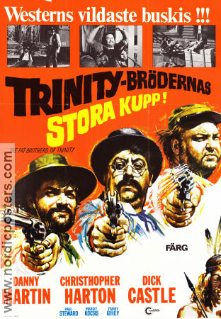 Ninguno de los tres se llamaba Trinidad 1973 movie poster Danny Martin Stan Parker Spain