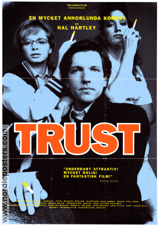 Trust 1990 poster Adrienne Shelly Hal Hartley