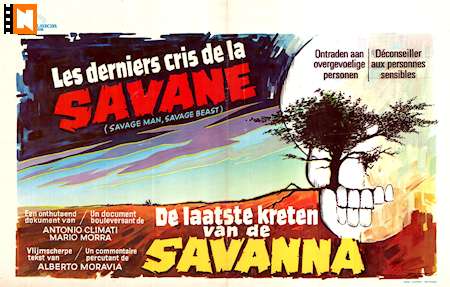 Ultime grida dalla savana 1975 poster Antonio Climati