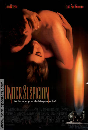 Under Suspicion 1991 movie poster Liam Neeson Laura San Giacomo Kenneth Cranham Simon Moore