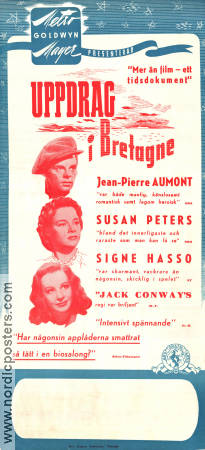 Assignment in Brittany 1943 poster Jean-Pierre Aumont