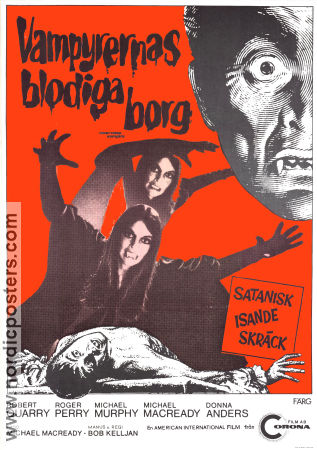 Vampyrernas blodiga borg 1970 poster Robert Quarry Roger Perry Bob Kelljan
