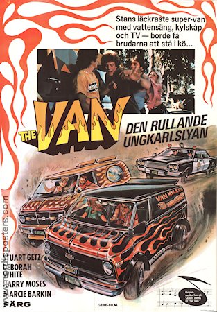 The Van 1977 movie poster Stuart Goetz Deborah White Danny DeVito Sam Grossman Cars and racing