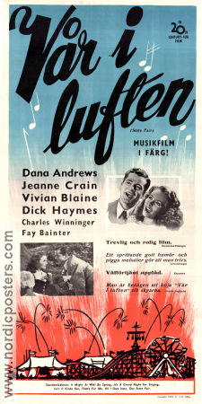 State Fair 1945 movie poster Dana Andrews Jeanne Crain Dick Haymes Walter Lang Musicals