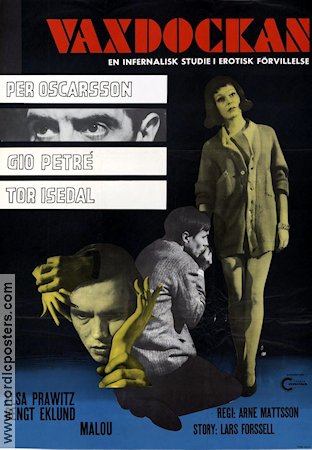Vaxdockan 1962 movie poster Per Oscarsson Gio Petré Arne Mattsson