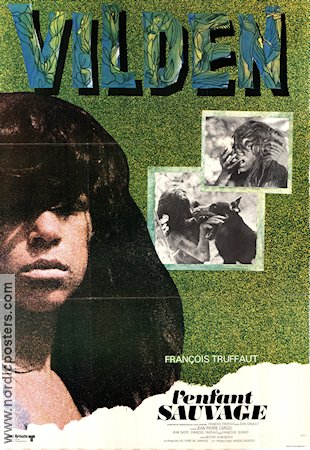 L´enfant sauvage 1970 movie poster Jean-Pierre Cargol Francois Truffaut