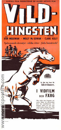 Snowfire 1957 movie poster Don Megowan Molly McGowan Claire Kelly Dorrell McGowan Horses