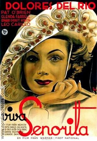 In Caliente 1935 movie poster Dolores del Rio