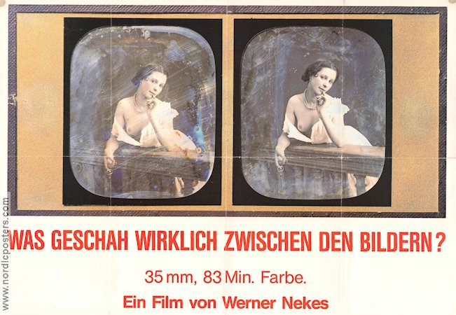 Was Geschah wirklich zwischen die Bildern 1986 movie poster Werner Nekes Documentaries