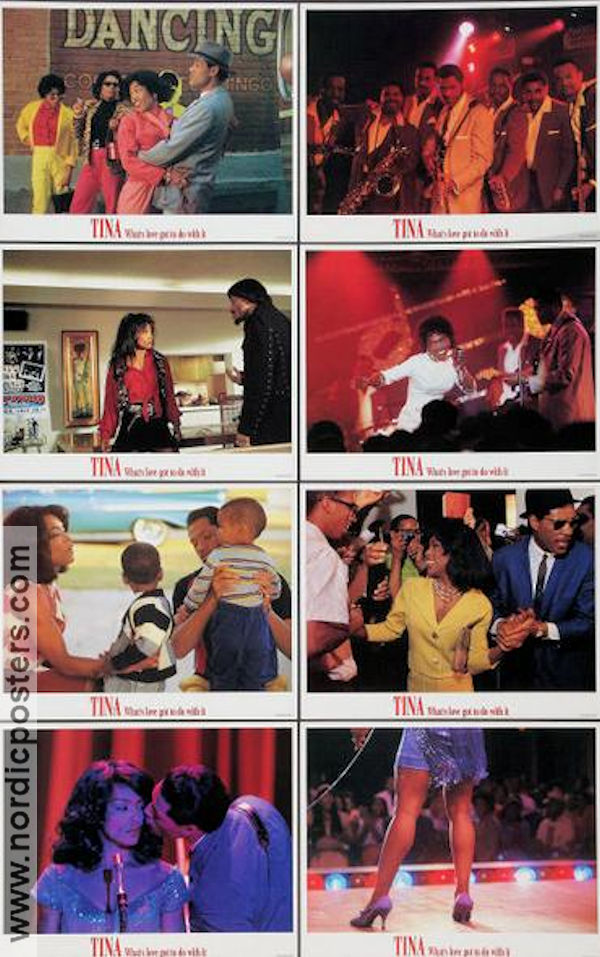 What´s Love Got to do with it 1993 lobby card set Angela Bassett Laurence Fishburne Tina Turner Brian Gibson Find more: RaeVen Kelly Rock and pop