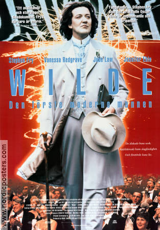 Wilde 1997 movie poster Stephen Fry Jude Law Vanessa Redgrave Brian Gilbert Find more: Oscar Wilde