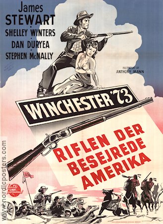 Winchester 73 1951 movie poster James Stewart