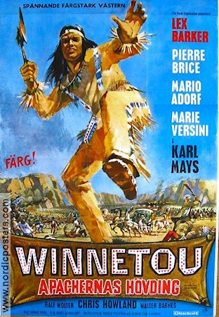 Winnetou 1963 movie poster Lex Barker