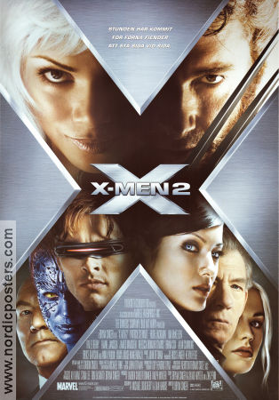 X2: X-Men United 2003 poster Patrick Stewart Bryan Singer