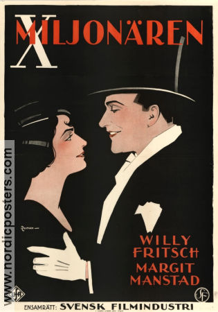 Der Tanzstudent 1928 movie poster Willy Fritsch Margit Manstad Johannes Guter