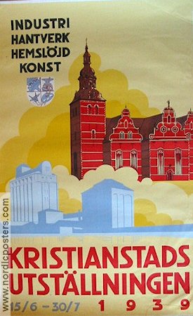 Kristianstadsutställningen Reklam 1939 poster Find more: Advertising