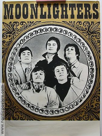 Moonlighters 1968 poster Lasse Holm Find more: Concert poster Rock and pop