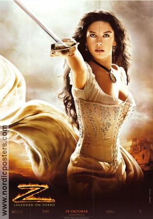The Legend of Zorro 2005 movie poster Catherine Zeta-Jones Martin Campbell