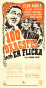 100 dragspel och en flicka 1946 poster Elof Ahrle Ragnar Frisk