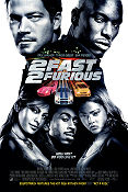 2 Fast 2 Furious 2003 poster Paul Walker