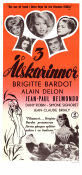 Amours celebres 1961 poster Jean-Paul Belmondo Michel Boisrond