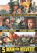 Five for Hell 1969 poster Klaus Kinski