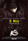 8 Mile 2002 movie poster Eminem Kim Basinger Brittany Murphy Curtis Hanson