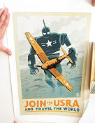 Litho Join The USRA 2014 poster Poster artwork: Francesco Francavilla Find more: Comics