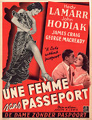 A Lady Without Passport 1950 poster Hedy Lamarr Joseph H Lewis
