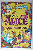 Alice in Wonderland 1950 poster 