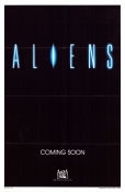 Aliens 1986 poster Sigourney Weaver James Cameron