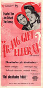 Lost Honeymoon 1947 poster Franchot Tone Leigh Jason