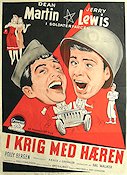 At War with the Army 1950 poster Dean Martin