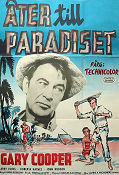 Return to Paradise 1953 movie poster Gary Cooper Barry Jones Roberta Haynes Mark Robson Beach
