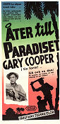 Return to Paradise 1953 poster Gary Cooper Mark Robson