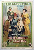 The Barrier of Flames 1914 poster Philip Lonergan