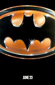 Batman 1989 movie poster Jack Nicholson Michael Keaton Kim Basinger Tim Burton Find more: Batman